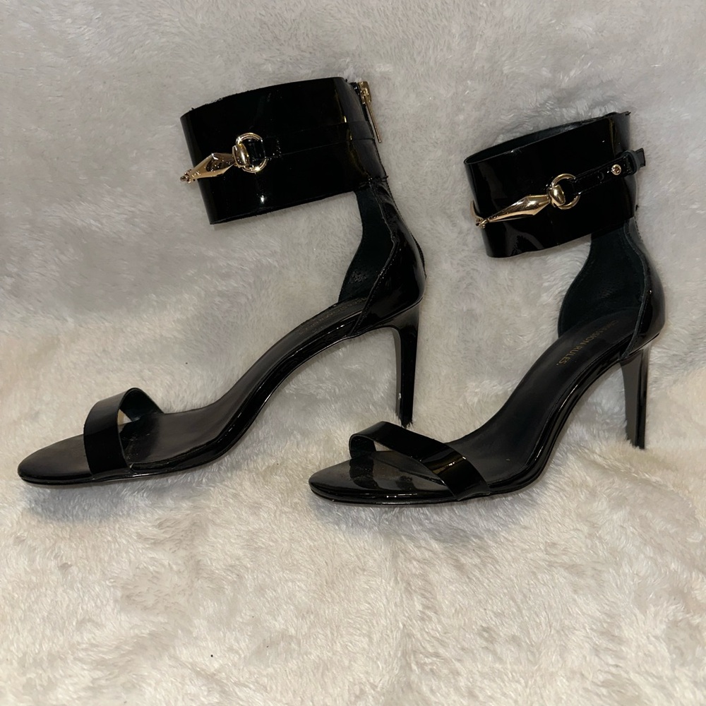 🔥Obsession Rules Black Ankle Strap Heels🔥
